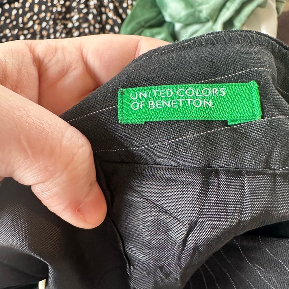 United colors of Benetton pinstripe Italian skirt - Picture 4 of 5